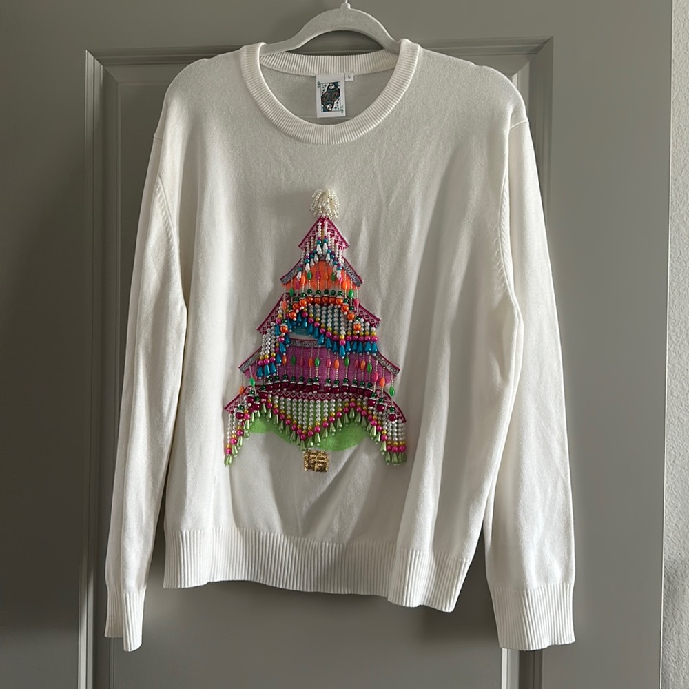 Queen of Sparkles Christmas Tree Sweater